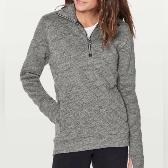 lululemon athletica Tops - Lululemon Forever Warm Quilted Pullover